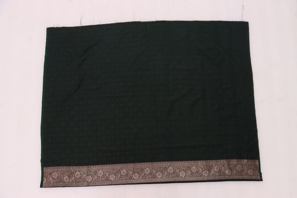 Dark Wine Satin Silk Saree with Golden Paisley Zari Border